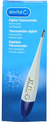 Image de Thermomètre médical numérique Alvita, 1 pc