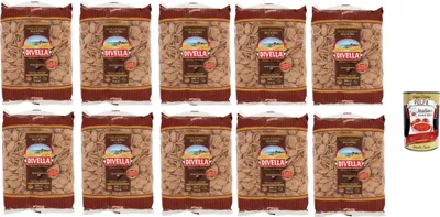 Produktbild von 10x Pasta Divella Orecchiette integrale n. 86 Vollkor italienisch Nudeln 500 g + Italian Gourmet polpa 400g