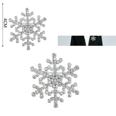 Produktbild von Sicherheitsnadel, Brosche Clips Pin Schmuck für Frauen – Silber, 6,5 x 1,9 cm