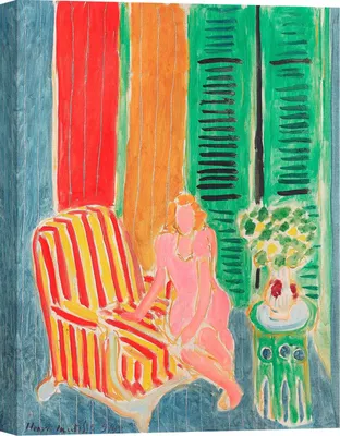 Obrázok produktu pre Obrazy na plátne Henri Matisse – Dievča v ružových šatách – 100 x 70 cm