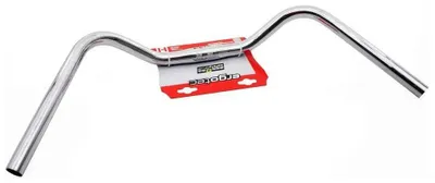 Imagen del producto de Manillar para bicicleta eléctrica, modelo Ergo Tec Country, con forma de arco, altura de 25,4 mm, acabado cromado