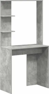 Obrázok produktu pre vidaXL Písací stôl betónová šedá 78,5 x 37 x 154,5 cm drevený materiál