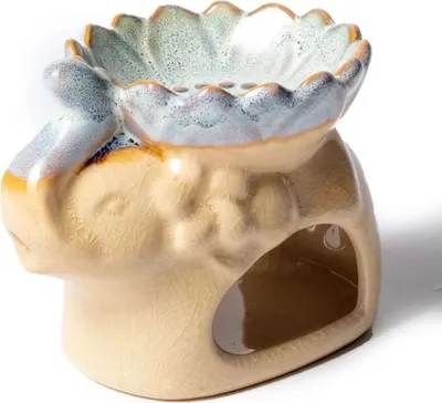 Produktbild von Aroma Öl und Wachsbrenner Elefant natur -- 12.5x9x9cm