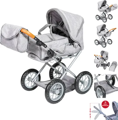 Produktbild von Puppenwagen Ruby - stone brown