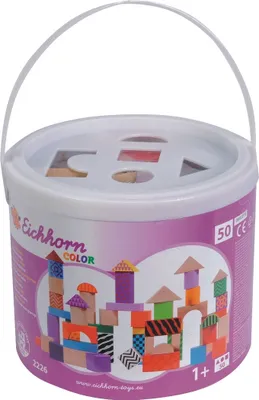 Produktbild von Eichhorn Colour Holzbausteine 50tlg.