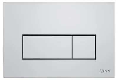 Image de VitrA Root Square Plaque de finition chromée