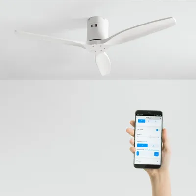Produktbild von CREATE - WIND CALM - Leiser Deckenventilator 40W mit technischen ABS-Blättern in verschiedenen Größen