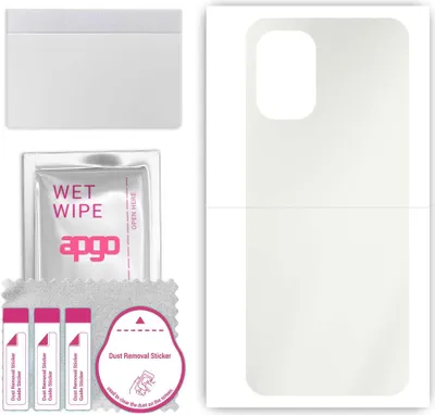 Produktbild von apgo Rückseite Schutzfolie, Matt, kompatibel mit Nokia G60 5G, Hinten Hydrogel-Displayschutzfolie mit Positionierhilfe, kratzfest, einfache Montage