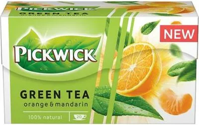 Obrázok produktu pre Zelený čaj, pomaranč a mandarínka, 20x 1,5 g, PICKWICK 4060332