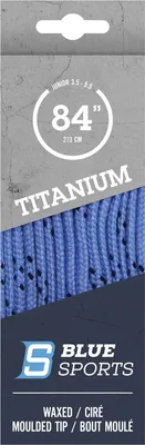 Produktbild von Schnürsenkel Blue Sports Titanium Pro gewachst hellblau 84"/213cm