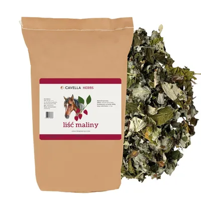 Produktbild von Cavella Himbeerblätter für Pferde, getrocknet, 1 kg