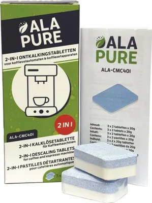 Produktbild von Alapure Entkalkungstabletten geeignet für Inventum EM500OT (6 Stck.)
