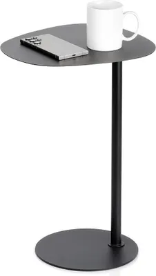 Produktbild von Schwarzer Beistelltisch aus Metall - 35 x 25 x 53 cm