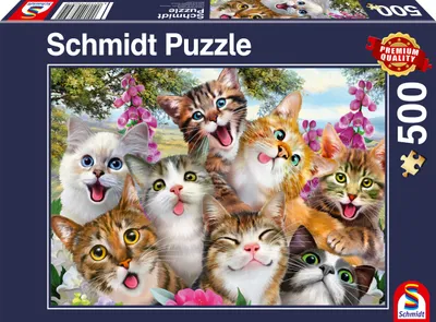 Obrázok produktu pre Puzzle 500T. Katzen-Selfie