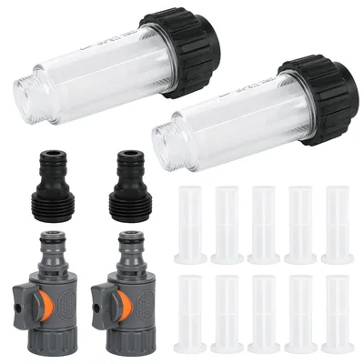 Immagine prodotto di Filtro per l'acqua per camper: Set di 2 filtri per l'acqua da 3/4 di pollice
