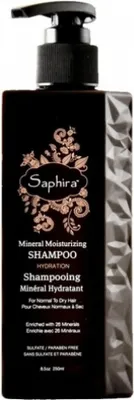 Immagine prodotto di Saphira, Mineral, Hair Shampoo, For Moisturizing, 250 ml