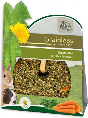 Produktbild von JR Farm Grainless Kräuter-Rad Karotte-Petersilie 140gx4