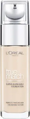 Produktbild von L´Oréal Paris True Match Super-Blendable Foundation Flüssiges Make Up für Einigung des farbigen Hauttones 1D/1W Golden Ivory 30 ml