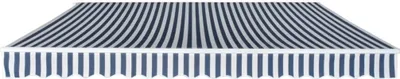 Image de vidaXL Store banne 400 cm bleu/blanc