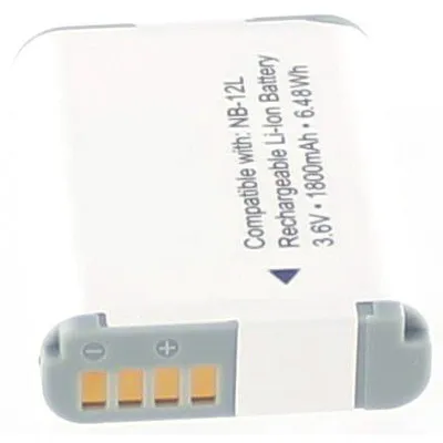 Produktbild von Akku für Canon LEGRIA mini X Li-Ion 3,6 Volt 1800 mAh schwarz.