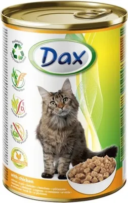 Immagine prodotto di Dax CAT 415 g POLLO in scatola a pezzetti