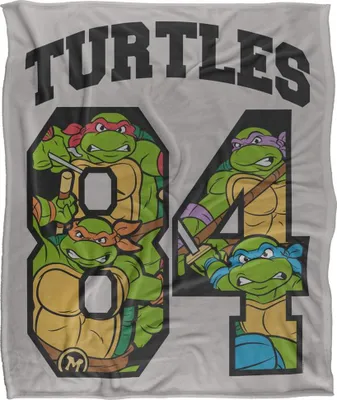Produktbild von TMNT - "84" Decke, Seidig, Supersoft TV24878 (152 cm x 127 cm) (Bunt)