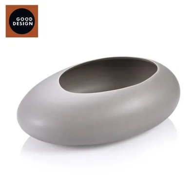 Obrázek produktu pro Tescoma Oválný nízký květináč FANCY HOME Stones, šedá