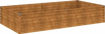 Zdjęcie produktu dla vidaXL Podwyższone łóżko 195x100x36 cm stal corten