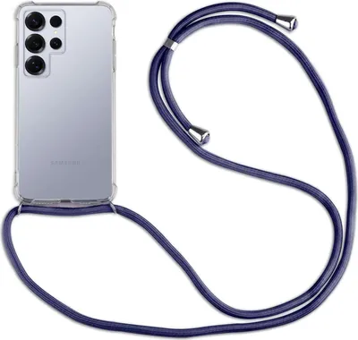 Produktbild von Handykette für Samsung S25 Ultra Handyhülle mit Band Hülle Galaxy S25 Ultra in Blau