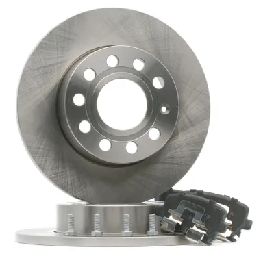 Produktbild von RIDEX Bremsenset Hinten Bremsscheiben Beläge Satz für VW GOLF VI (5K1) 256mm
