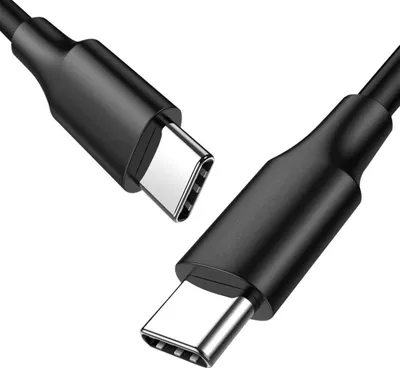 Produktbild von USB C Kabel,USB 2.0 Type C Stecker auf Stecker 480 Mbit/s Datenübertragung PD 65W Schnellladekabel für Laptop & Telefon Schwarz 1.0M
