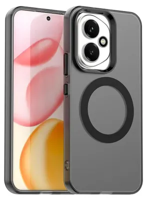 Immagine prodotto di Custodia magnetica per Honor 400, sottile custodia traslucida opaca antiurto Nero