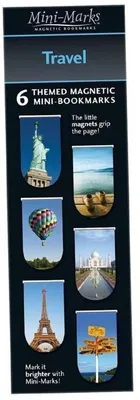 Zdjęcie produktu dla Zakładki Travel magnetyczne 6 szt.