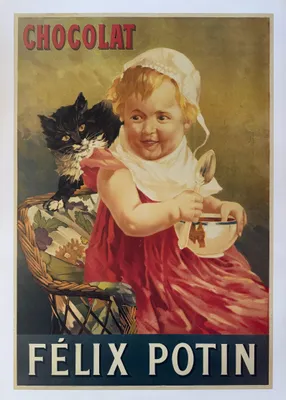 Productafbeelding van Felix Potin Chocolat - Affiche/Poster, 50x70 cm