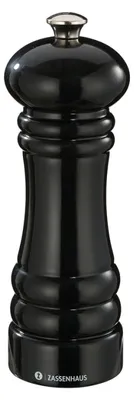 Produktbild von Zassenhaus Salzmühle BERLIN 18 cm schwarz glänzend 20236 4006528020236