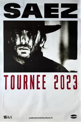 Zdjęcie produktu dla SAEZ - Trasa koncertowa 2023 - Plakat - 80x120 cm