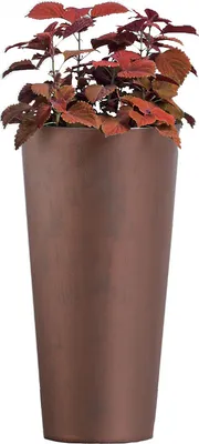 Obrázek produktu pro Květináč s vložkou TUBUS Slim Corten 250x476 mm, měděný vzhled