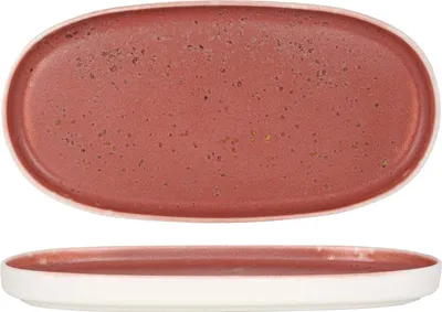 Zdjęcie produktu dla Miska do serwowania Rinart - różowa - porcelana - 30 cm