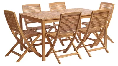 Produktbild von Gartenmöbel aus Akazienholz für 6 Personen