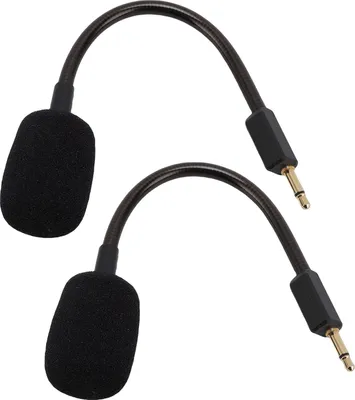 Productafbeelding van Afneembare gamingmicrofoon, geschikt voor Razer BlackShark V2, 3,5 mm jackaansluiting, ruisonderdrukking, vervanging, zwart