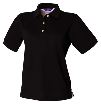 Produktbild von Henbury - "Classic" Poloshirt für Damen LT2927 (XXL) (Schwarz)