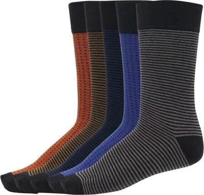 Obrázek produktu pro Ponožky Urban Classics Stripes and Dots Socks 5-Pack multicolor - 39–42