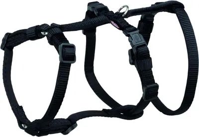 Productafbeelding van Paniekharnas voor honden - maat S-M - 44-60 cm - 15 mm breed - zwart