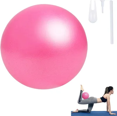Imagen del producto de Pelota mini para Pilates, antideslizante, de 25 cm, ideal para ejercicios de equilibrio