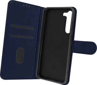 Image de Avizar, étui rabattable en simili cuir avec fonction support pour Samsung Galaxy S23 Plus, couleur bleue