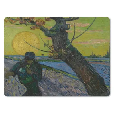 Produktbild von MuchoWow® Mauspad Mousepad Der Sämann - Vincent van Gogh 23x19 cm - Mousepads - Maus Mat - Pad - Mausunterlage - Schreibtischunterlage - Mauspad