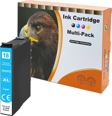 Produktbild von D&C Tintenpatronen ersetzt Epson T1812  Cyan