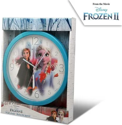 Zdjęcie produktu dla Zegar dekoracyjny FROZEN 24 cm
