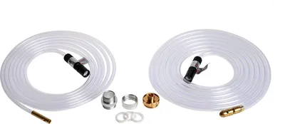 Produktbild von ROTHENBERGER Industrial ROJET Set, 9-tlg., 280 cm Schlauch, reinigt Abfluesse mit Hochdruckwasser, chemiefrei, inkl. Zubehoer fuer effektive Rohrreinigung