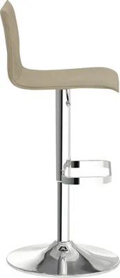 Produktbild von Barstuhl Mayer Sitzmöbel 1212 45 x 47 x 79 cm Stahl chrom/taupe